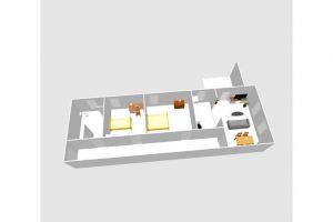 Erstbezug! Moderne 3-Raum-Wohnung mit Balkon 